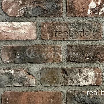 Кирпич ручной формовки Real Brick КР/1 ПФ antic 04 loft бордовый лофт (1)