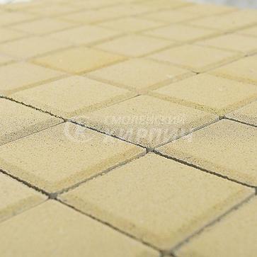 Тротуарная плитка Braer бетон, 60 мм, квадрат желтый (1)
