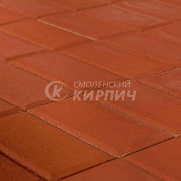 Тротуарная плитка Braer бетон, 60 мм, прямоугольник красный (1)