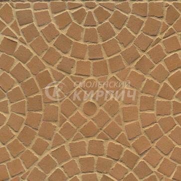 Тротуарная плитка Feldhaus Klinker, 52 мм, Мозаика Желтый (1)