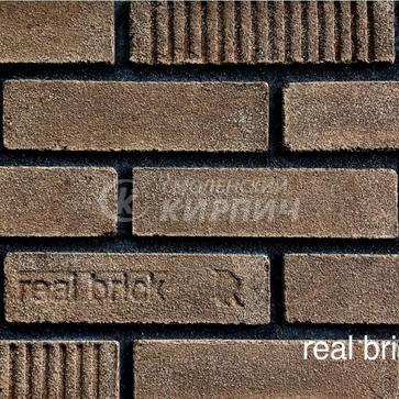 Минеральная плитка 3D RB 1-05 Коричневый Real Brick (1)