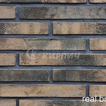 Кирпич ручной формовки Real Brick КР/1ПФ РИГЕЛЬ 05 коричневый (1)