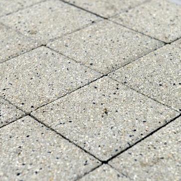 Тротуарная плитка Braer бетон, 60 мм, квадрат белый (1)