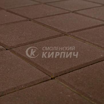 Тротуарная плитка Braer бетон, 60 мм, квадрат коричневый (2)
