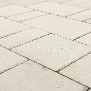 Тротуарная плитка BRAER, 60 мм, Старый город  Белый (1)